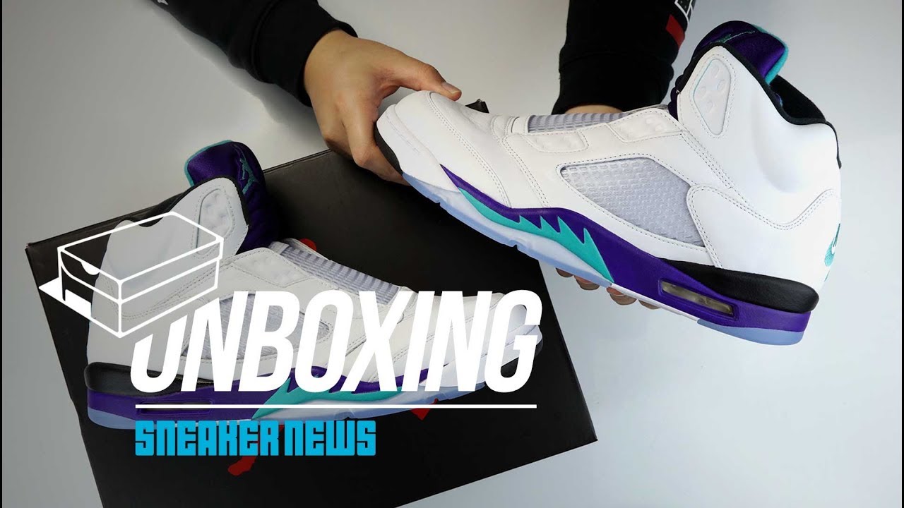 air jordan 5 retro grape fresh prince