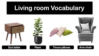 Living Room Vocabulary in English