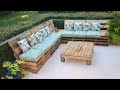 Pallet Couch Pallet Sofa the Tarrou Way, Time Stamps in Description