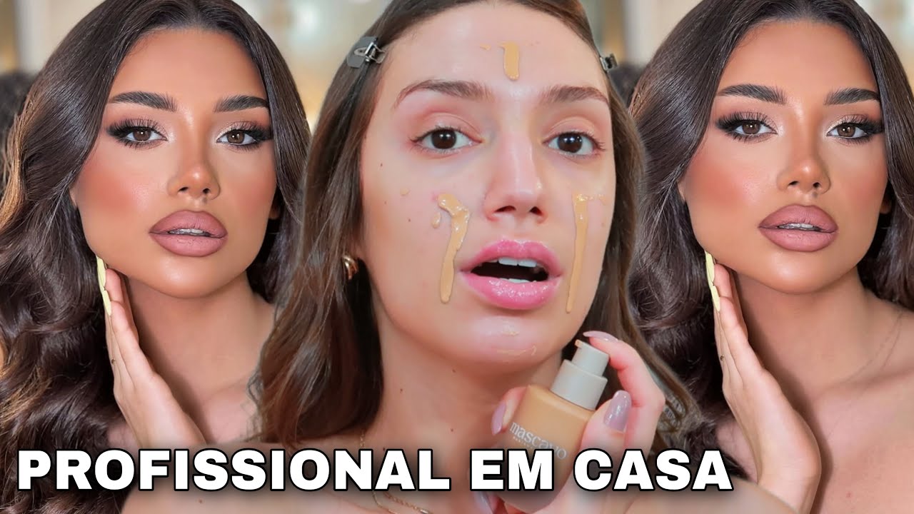 COMO FAZER MAQUIAGEM PROFISSIONAL EM CASA | TUTORIAL COMPLETO PARA REPRODUZIR EM CASA
