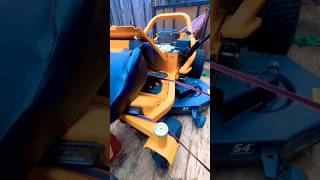 DIY Cub Cadet ZT1 54”Battery Installation 🔋🪛🚜💨 #diy #mower #cubcadet