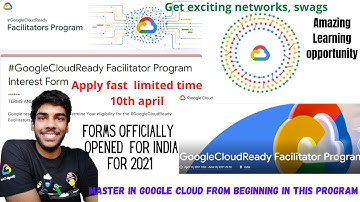 Google Cloud Facilitator Program 2021 | Official Launch | Techy Roshy