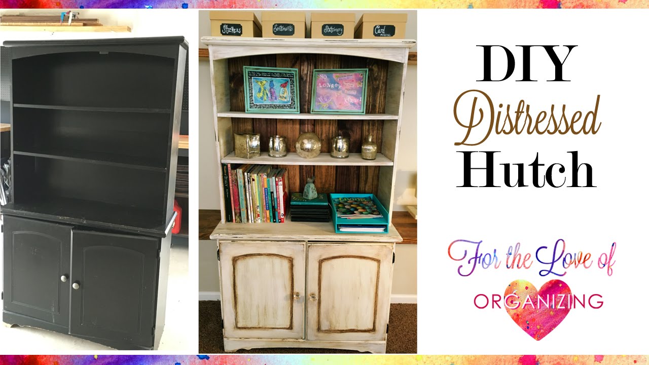 How To Distress Furniture With Chalk Paint Diy Shabby Chic Youtube