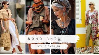 Boho Chic Fashion for Women Over 50 60 70 Effortless Style Outfit Ideas