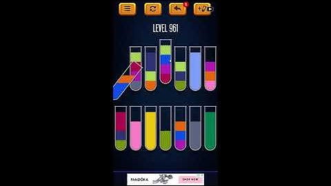 Water Sort Puzzle - Color Liquid Sorting Game Level 961 Solution