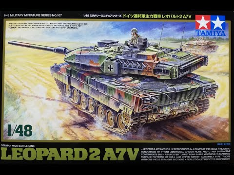 A7v レオパルト 2 ドイツ軍 TAMIYA 1 48 LEOPARD 2 A7V 03 レオパルト
