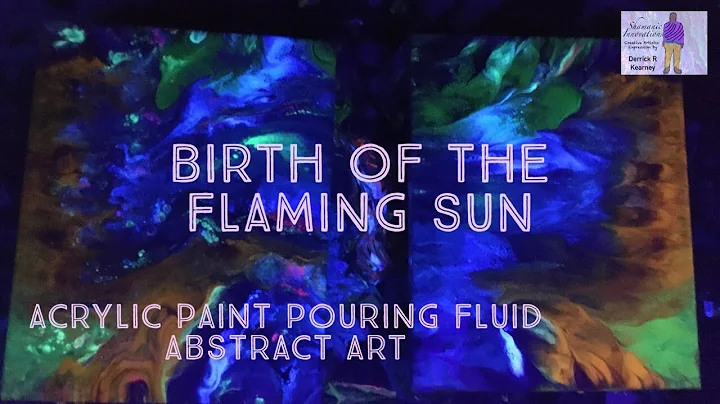Birth of the Flaming Sun - amazing fluid abstract ...