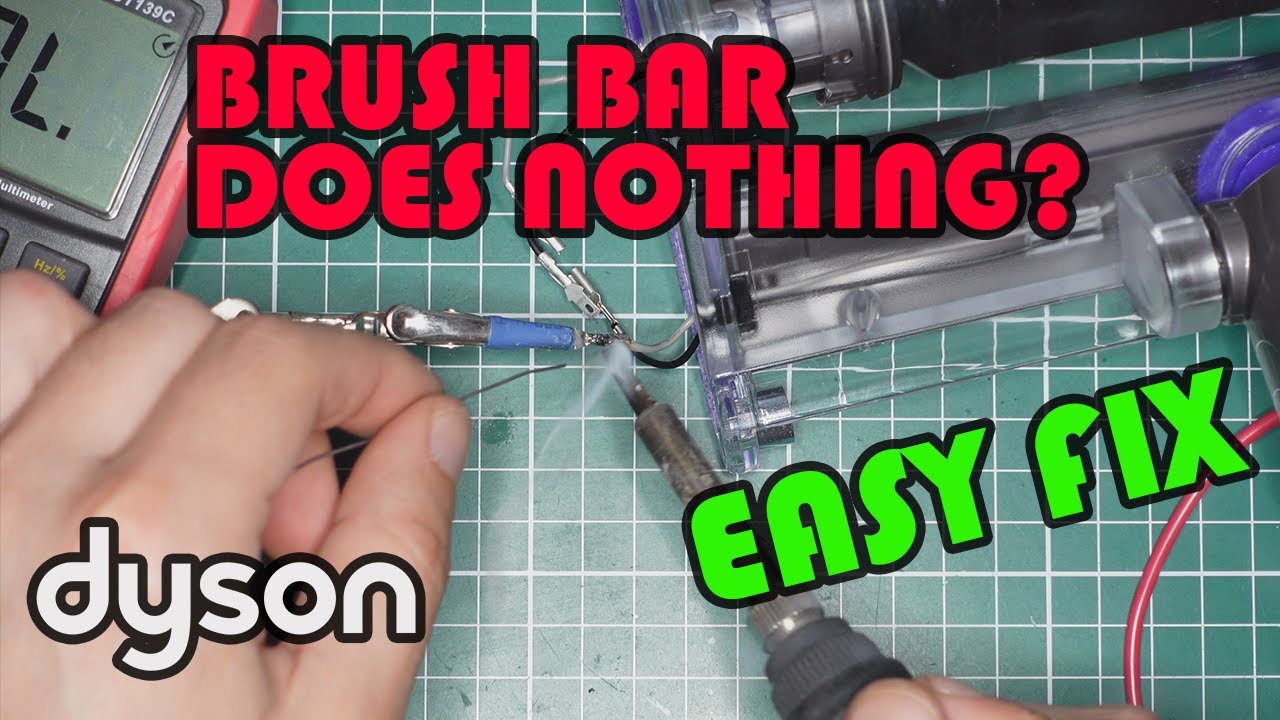Dyson Soft Roller Cleaner Head Repair Brush Bar Not Spinning YouTube