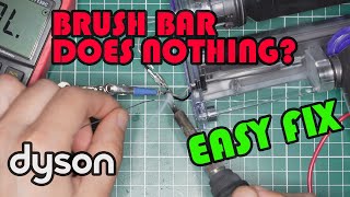 dyson soft roller cleaner head repair - brush bar not spinning