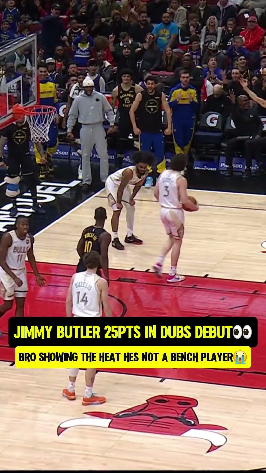 Jimmy Butler warriors debut was a W?