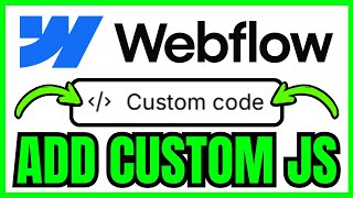How To ADD Custom JS In Webflow (QUICK & EASY) 2026