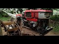Landmaster  rotary and wheel install  kubota hand tractor work in paddy field