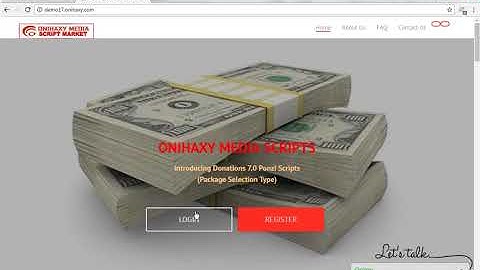 installing ponzi script part2 (onihaxy media donations 7.0 script)