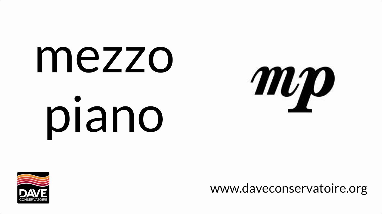 Mezzo piano | Dave Defines