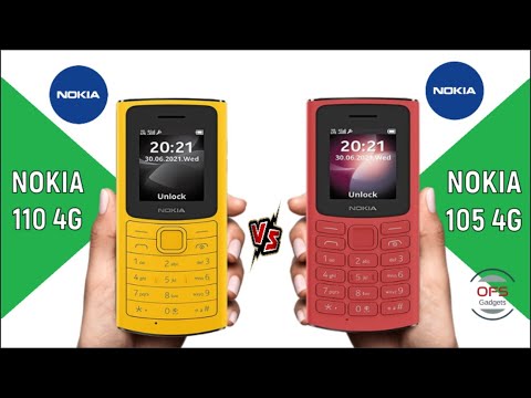 Nokia 110 4G vs Nokia 105 4G