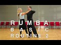 How to dance rumba  basic routine 2