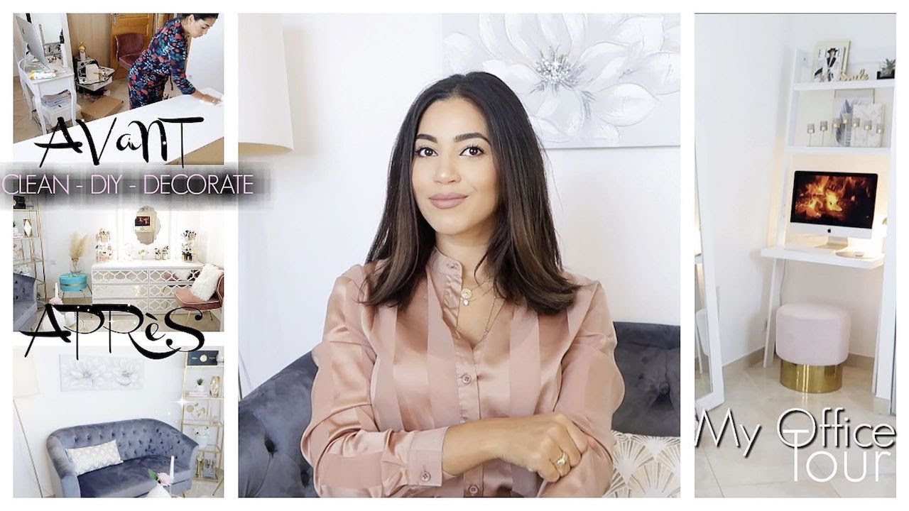 Chic Work-Space │Idées - Astuces - DIY Pour Une Déco De Luxe Sans Se Ruiner #ROOMTOUR