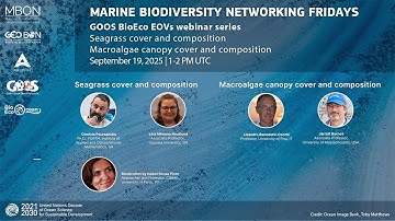 Marine Biodiversity Networking Friday with GOOS Biology and Ecosystems Essential Ocean Variables