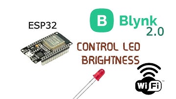 Control LED Brightness with ESP32 using Blynk 2.0 and Slider Widget #esp32 #blynk20 #arduino