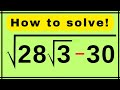 USA| A Marvellous Algebra Olympiad Math Problem Related to Square Root| Can you solve this?