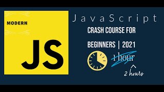 JavaScript Crash Course |  For Beginners