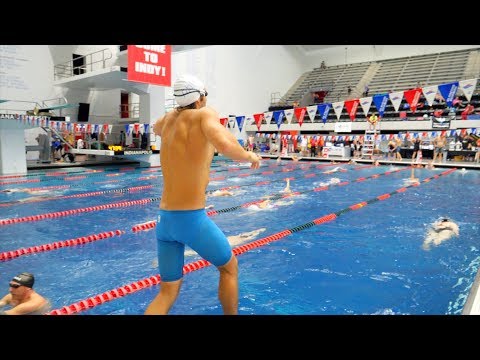How to correctly warm down at a swim meet