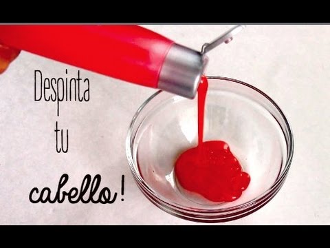 Bye bye tinte color fantasia: Como quitarlo! (Sin maltratar).