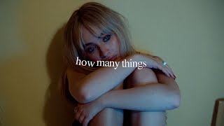 Watch Sabrina Carpenter How Many Things video