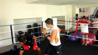 Platform-3 Dubai Marina Sparring Session 1- Adam vs Najmeddin Scorpion 2