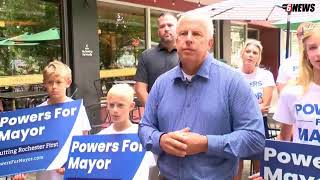 Joe Powers speaks after Minnesota primary election