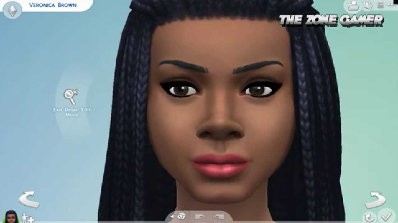 The Sims 4 - Create a Sim: Ebony female