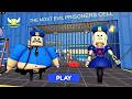 POLICE GIRL! BARRY 2 PLAYER ESCAPE PRISON V2! roblox Gameplay Walkthrough No Death 4K