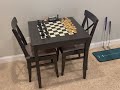 Making a chess table for your game room