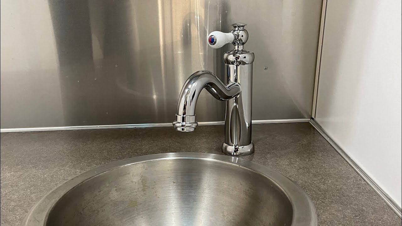 IKEA faucet install in our 25FBT Airstream International Serenity YouTube
