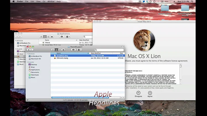 How to burn Mac OS X Lion onto a DVD