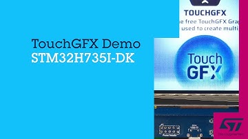 TouchGFX Demo on STM32H735I-DK