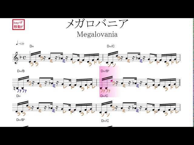 ブリトニー・フォックス　楽譜 東方鬼形獣] - Seraphic Chicken Piano Sheet Sheet Music for