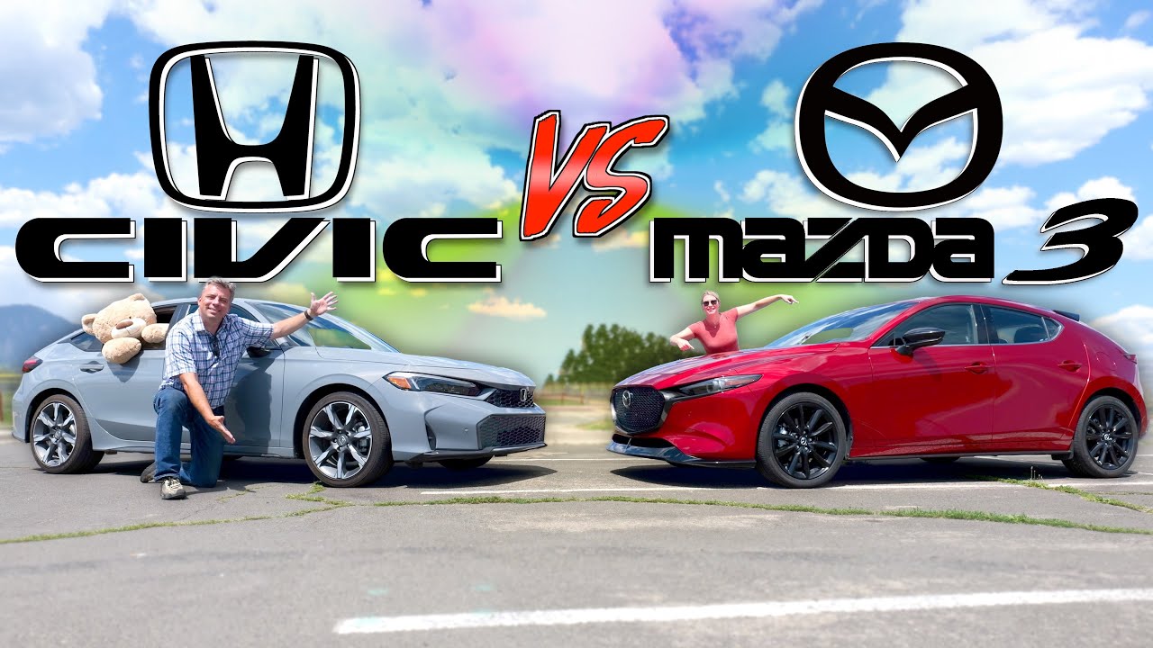 2025 Honda Civic Hybrid vs. Mazda 3: Does Hybrid MPG Beat Turbo Power?