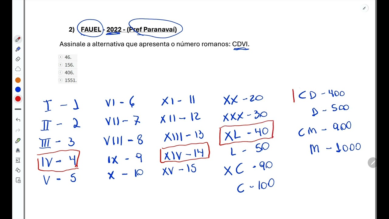 Sistemas de Numeração para concursos de prefeitura
