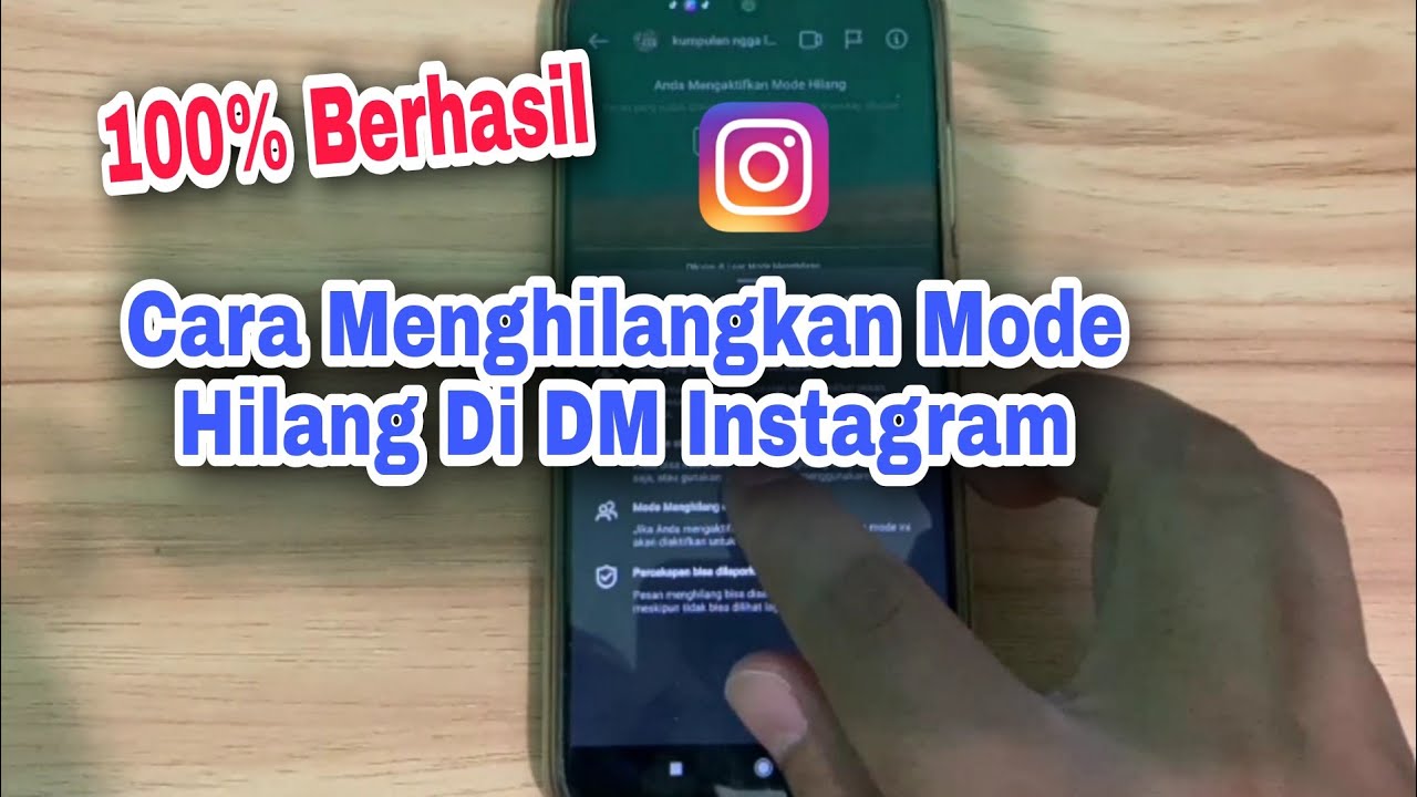 Cara Menghilangkan Mode Hilang Di IG 