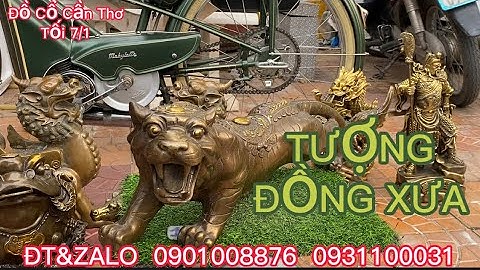 🔴🔴Cụ Cóc Đồng To _ Gốm Biên Hoà Xưa _ Cặp Tuỳ Hưu To. Tối 7/1 #đồcổcầnthơ #cổvật #đồcủ #đồcổxưa