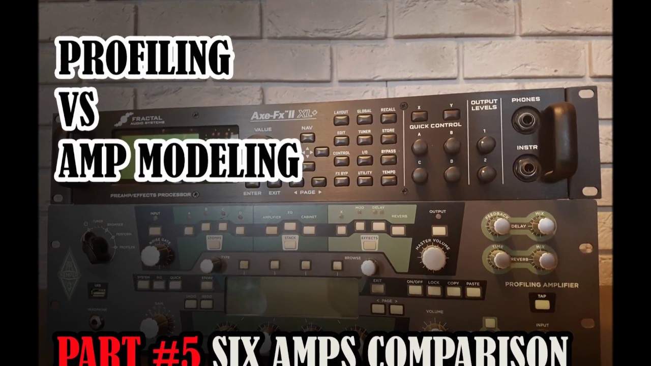 Kemper vs Axe Part5 Six Amps [Profiling vs Amp Modeling SinMix