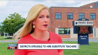 Substitute teachers stretched thin