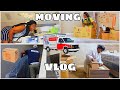 Moving Vlog: NEW FURNITURE | CLEANING | BURLINGTON & TJ MAXX HAUL | FALL CANDLES