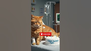Cepat sembuh ya kucing oyen #cat #aiandcats #aicats #kitten #animalintelligence