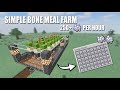 Minecraft bone meal farm | 250+ bone meal per hour