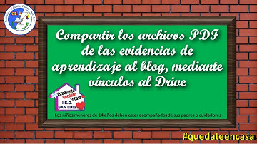 Subir archivos pdf al Blogger