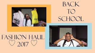 HUGE BACK TO SCHOOL CLOTHING HAUL 2017 | forever 21, charlotte russe, victoria secret + more