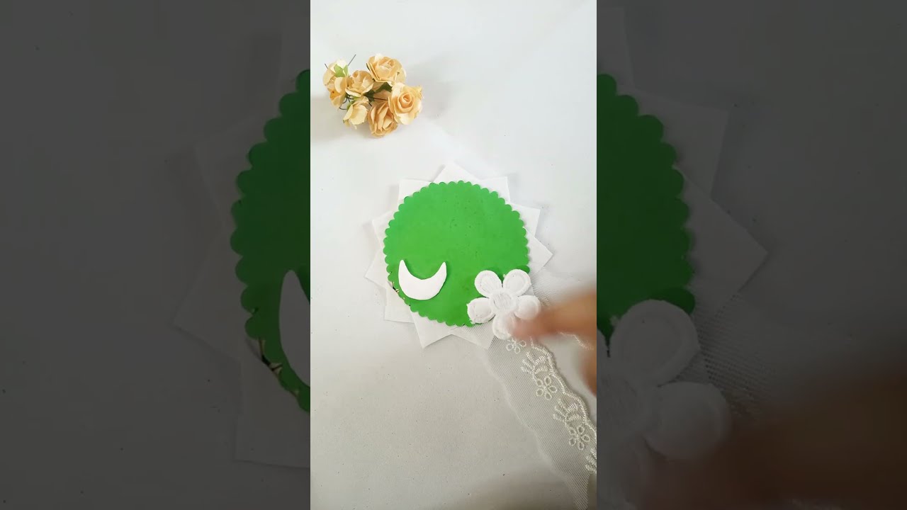 Independence Day Craft Diy Badge For 14 August Republic Flowers Clay