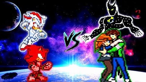 Shadow V3 OP (all form) VS Ben 10 S3 V4 OP (all form) in Jump Force Mugen